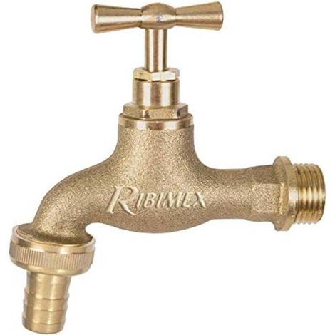 Robinet de Jardin 1/2 po - Laiton Massif - Quart de Tour - Résistant et Durable - Étanche - D-Work