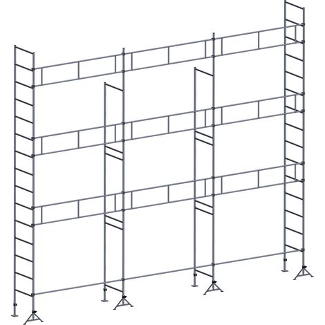 Echafaudage ES49 maçon 80 m² Garde-corps structure