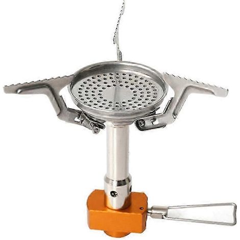 Réchaud à gaz de camping, réchaud touristique portable mini-réchaud de voyage pour la randonnée (1/5)