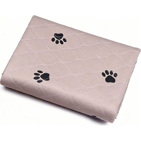 Tapis pour chats et chiens - Tapis doux lavable et réutilisable en une seule pièce - Coussins d'apprentissage absorbants pour panier de chien - Tapis de mise bas absorbant et antidérapant pour animaux (1/5)