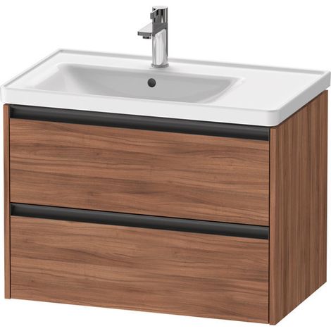 Duravit Ketho.2 Waschtischunterbau wandhängend, 2 Schubkästen, (1/2)