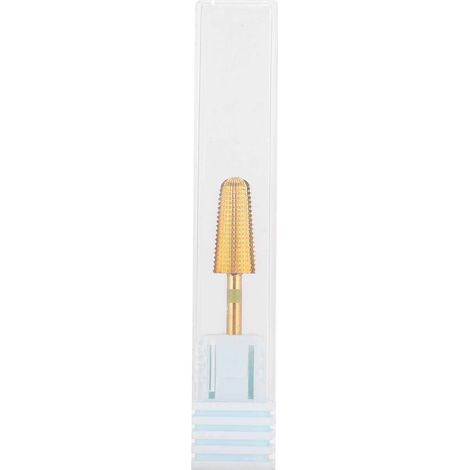 Fraises pour Ongles 5 en 1, Tête Plate Conique XF pour Polissage et Ponçage - Accessoire Ponceuse à Ongles (1/5)