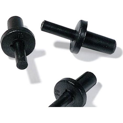 HellermannTyton TY8P1-PA66-BK 241-11810 Rivet à expansion 1 pc(s) R031781 (1/2)
