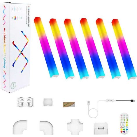 Tuya Barre Luminose Led Smart Wifi a Parete RGBIC (1/5)