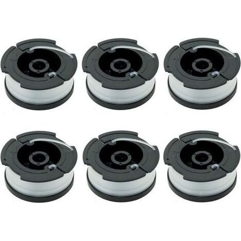 Paquet de 6 Bobines A6481 A6485 pour Black Decker Coupe Bordures (1/5)
