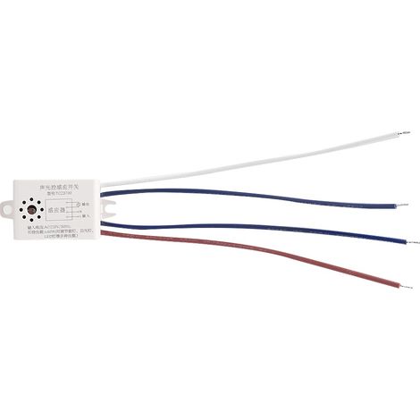 Interrupteur Capteur Son Et Lumière 220V 60W Pour Armoire Escalier Couloir Intérieur - 1 Pièce (1/5)