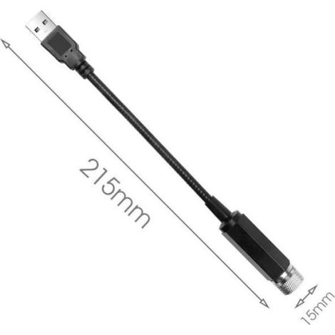 Veilleuse à projection de lumières décoratives pour toit de voiture, ciel étoilé, lampe d'ambiance LED USB, veilleuse, décorat[1496] (1/4)