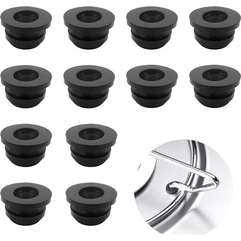 24 Pièces Passages en Caoutchouc Capuchon de Protection en Caoutchouc Camping Car Pieds en Caoutchouc Antirouille pour Dometic Smev Thetford avec Les Barres de 5 mm Cuisine Accessoires Cuisson (1/5)