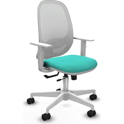 Chaise de bureau piqueras y crespo Cilanco blanc mousse haute densité (1/2)