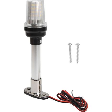 Feu de poupe LED étanche IP66 8 pouces visibilité 3NM pour bateaux de pêche yachts marine (1/5)