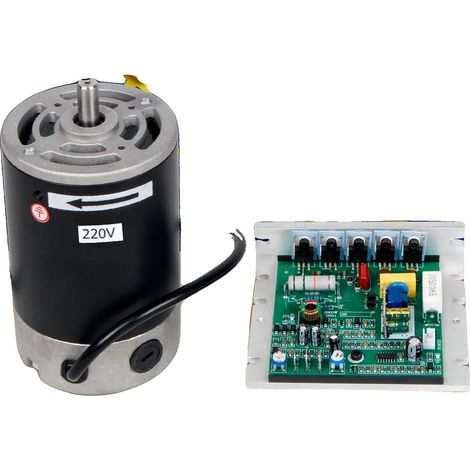 Motor para mini torno, CC con escobillas, 220 V, placa de expansión de motor de 550 W, 220 V-b (1/2)
