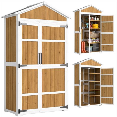 Chariot de jardin Abri de jardin en bois de sapin étanche 105 x (1/5)