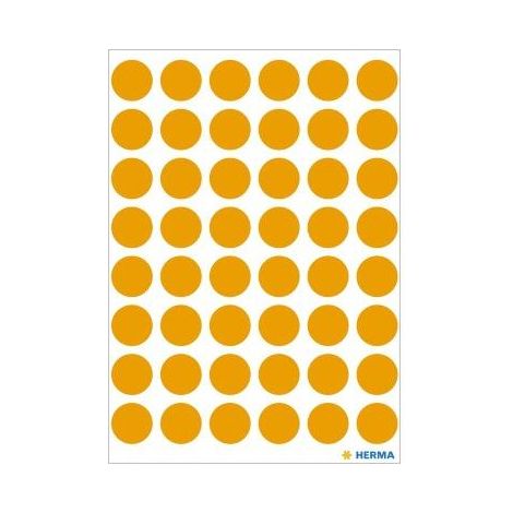 HERMA Markierungspunkt 1864 13mm leuchtorange 240 St./Pack. (1/3)