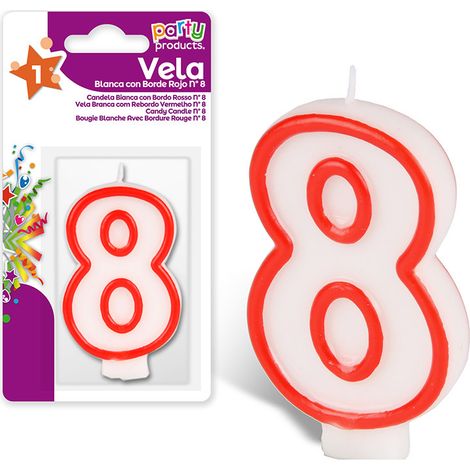 Bougie numéro 8, meilleurs produits de fête (1/4)