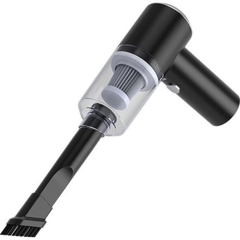 Aspirateur de voiture sans fil portable rechargeable, aspirateur compact à main puissant pour intérieur de voiture et maison, nettoyage rapide