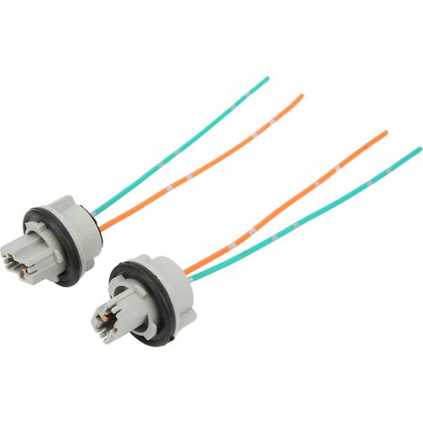 x 12A 10V Lampenfassungen, hitzebeständige LED-Lichtleistenverbinder mit Kabel, für Industrieanlagen, Fahrzeuge und Boote, 2er-Pack (1/5)