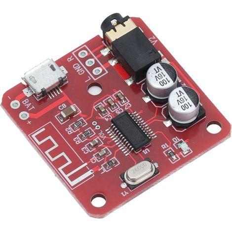 1 récepteur Bluetooth 5.0, audio HD sans fil, sortie jack 3,5 mm, pour amplificateur ou système audio existant (1/5)