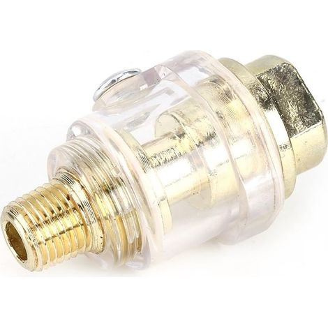 1/4" BSP Mini-Inline-Ölschmierer für Druckluftwerkzeuge, Ölschmierer, Kompressor, automatische Schlauchschmierung für Druckluftwerkzeuge (1/5)