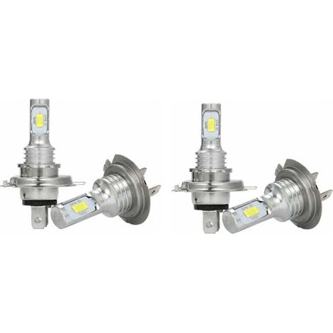 4X H7 LED 6500K Super Blanc 80W 1000LM Kit Antibrouillard Kit Ampoules Feux de Croisement (1/4)