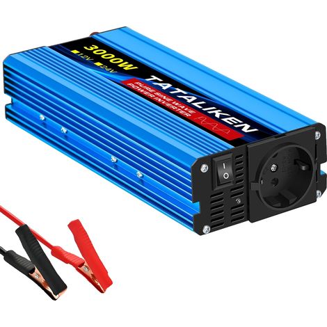 Onduleur, Sortie AC 220V, Compatibilité Prise EU, 24V3000W220V50HZEU (1/2)