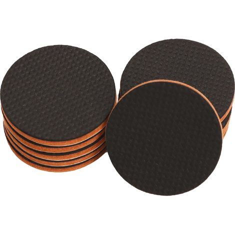 Lot de 10 Patins Antidérapants en Caoutchouc pour Pieds de Meubles, 50 mm – Protection de Sol Robuste et Durable, Idéale pour Canapés, Chaises et Tables, Prévient Les Rayures et Le Bruit (1/5)