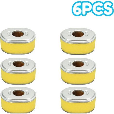 Filtre à air en nid d'abeille de remplacement pour moteur de tondeuse à gazon Honda GX140 GX160 GX200 5,5 HP 6,5 HP (paquet de 6) (1/5)