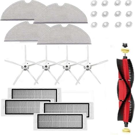 Ersatzteile für Roborock S5, S50, S51, S55, S6, S60 und S6 Pure Staubsauger: Hauptbürste, Reinigungstuch, HEPA-Filter (1/5)