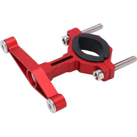 Support de porte-bidon CANSUCC pour vélo de route et VTT, réglable, à fixer sur le guidon ou la tige de selle (rouge) (1/5)