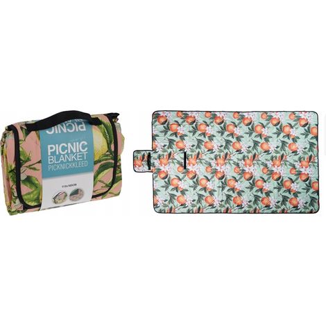 Manta de picnic plegable grande, varios estampados, 115x185cm, 1 unidad. (1/3)