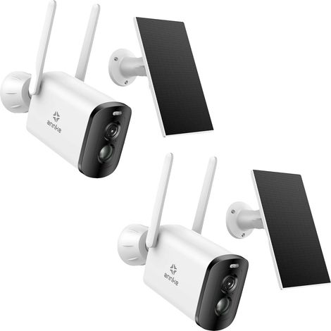 Telecamera di sicurezza Wi-Fi, risoluzione 4MP, connettività wireless, batteria da 5200 mAh, I81BL 2 pezzi (1/2)