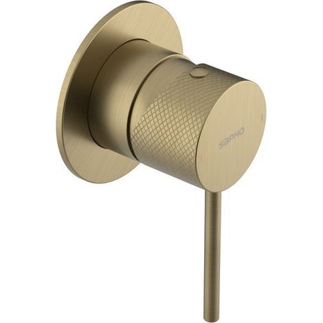Mitigeur de douche à encastrer ULTRASAN, 1 sortie, or mat