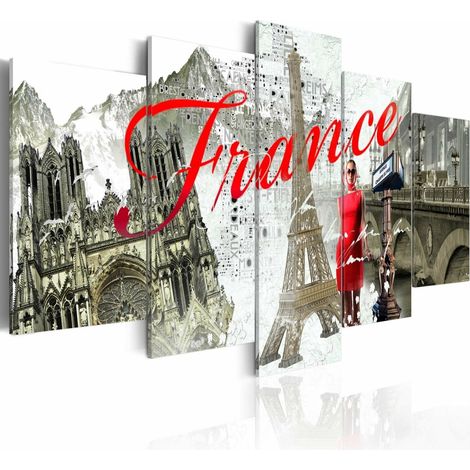Tableau paris en vogue - 200 x 100 cm (1/4)