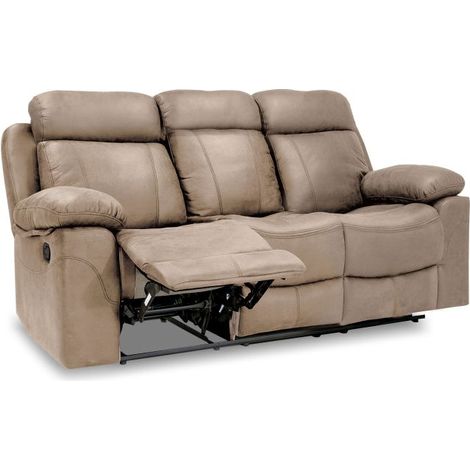Sofá relax 3 plazas Nellie Cemento (ancho) x 101cm (alto) (1/5)