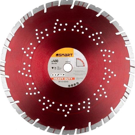 Smart Disco Turbo Segmento 400 mm per taglio cemento