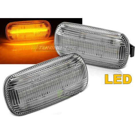 Paire Clignotant Repetiteur Led Audi A3 8P de 2003 a 2012 Blanc-34388514 (1/4)