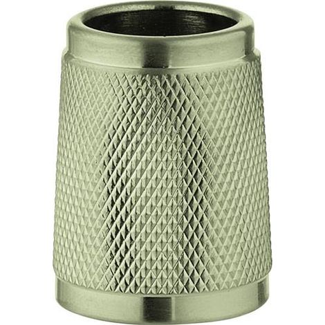 Ecrou de fixation 08864 pour HB Atrio, combinaison de 3 ou 4 trous, nickel brossé