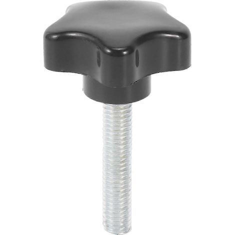 Vis M8 x 40 mm à tête étoile, vis à ailettes, poignée de serrage, noir (1/5)