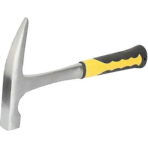 Marteau à bec de canard à double extrémité avec poignée antidérapante et amortisseur de chocs - Pour (Noir Jaune, 1 pièce) (1/4)