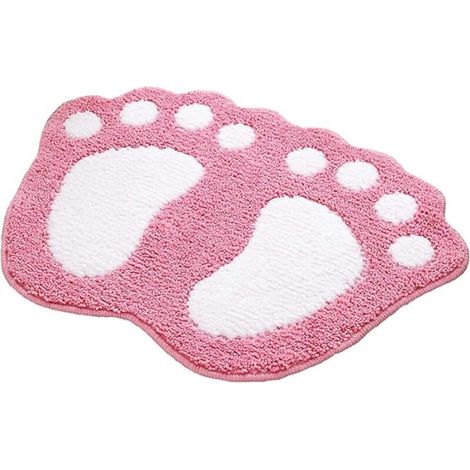 Alfombrilla de baño absorbente, antideslizante, de microfibra suave, lavable, para baño, ducha y dormitorio. (1/4)
