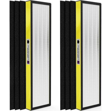 Lntyq Lot de 2 filtres de rechange HEPA FLT5300 C, compatibles avec AC5000, AC5000E, AC5250PT, AC5350B, AC5350BCA, AC5350W, AC5300B (1/5)