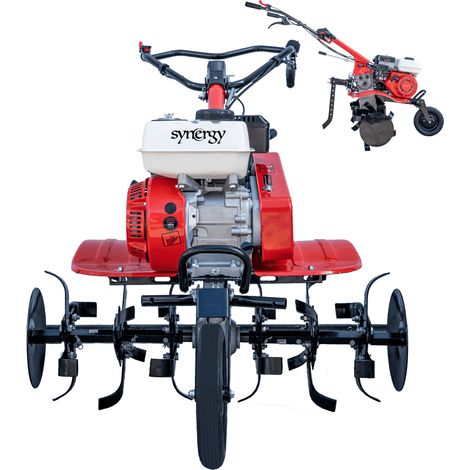 Démarrage Électrique Motobineuse Essence OHV 208cc 7–7,5CV 90cm + Kit Agricole – SYNERGY 700 SC90III