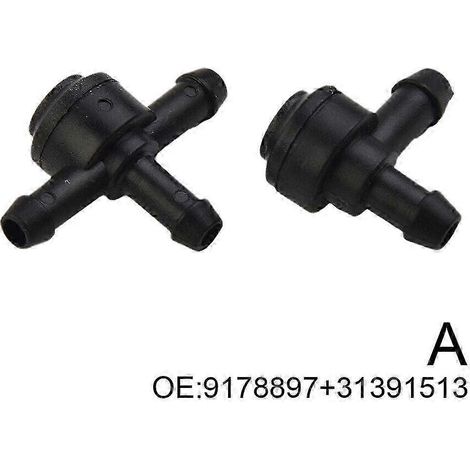 Pour Volvo XC90 (03-13) XC60 (10-13) – Valves en T pour lave-glace (1/4)