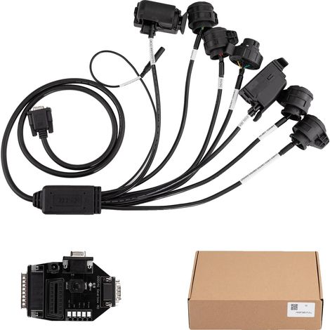 Conjunto de cables de la caja de cambios, compatible con AUTEL G-BOX, conector de banco OBD2, cable de caja de cambios 7 en 1 (1/2)