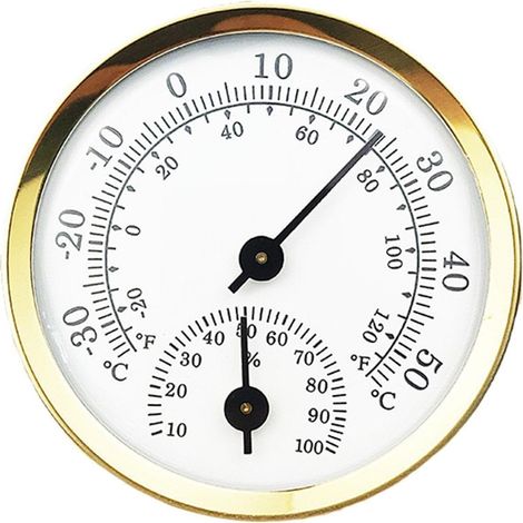 Termómetro higrómetro, termómetro interior y exterior, sensor de humedad, termómetro interior e higrómetro interior, mide temperatura y humedad para jardín, invernadero, hogar (1/5)