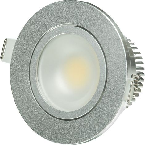 Vivida - CLAIRE faretto incasso tondo orientabile grigio 4000K  5W