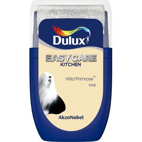 Dulux Easycare Kitchen Matt Tester Pot - 30ml - Wild Primrose