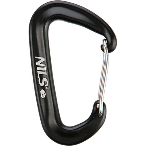 NC1707 schwarzer Karabiner 12 kN Nils Camp (1/5)