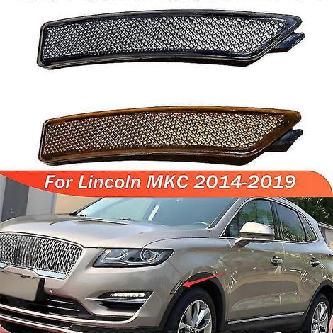 1/2 Stück Autoteile Seitenwarnleuchten Frontstoßstangenreflektor Seitenmarkierungsleuchte Glühbirne für Lincoln MKC 2014 2015 2016-2019 --Nur noch weiß