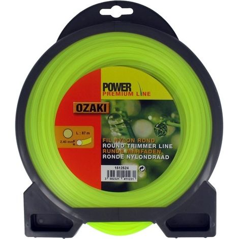 Coque fil nylon rond OZAKI 87 m diamètre 2,40 mm (1/2)