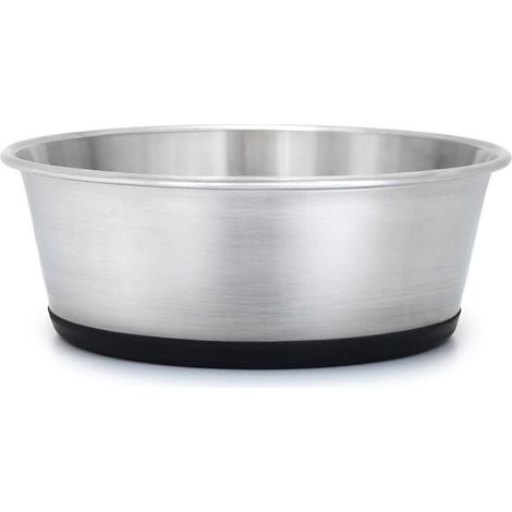Gamelle Pour Animaux - Acier Inoxydable Alimentaire - Base Antidérapante En Silicone - Convient Chien Et Chat - 1 Pièce (1/3)
